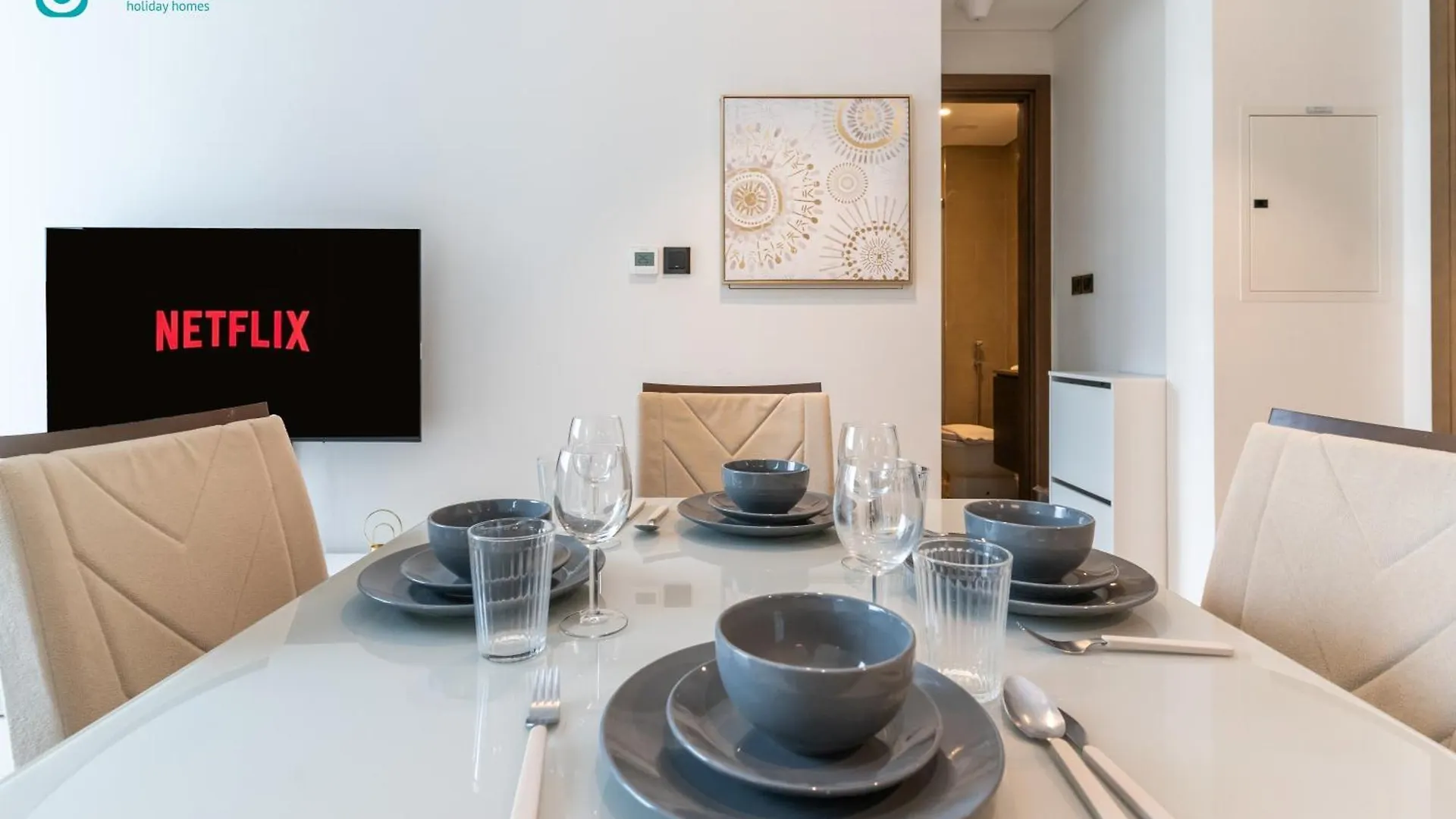 Blue Breeze - Cozy Apartment In Sobha Creek Vistas 迪拜
